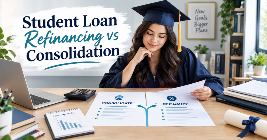 Student Loan Refinancing vs Consolidation Which Option Saves More Money After Graduation?
